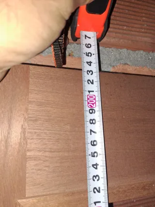 2 Puertas Madera Maciza 203x62.5cm