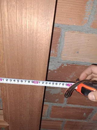 2 Puertas Madera Maciza 203x62.5cm