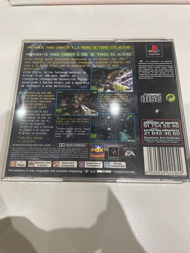 Alien Resurrection PS1 (PlayStation 1)