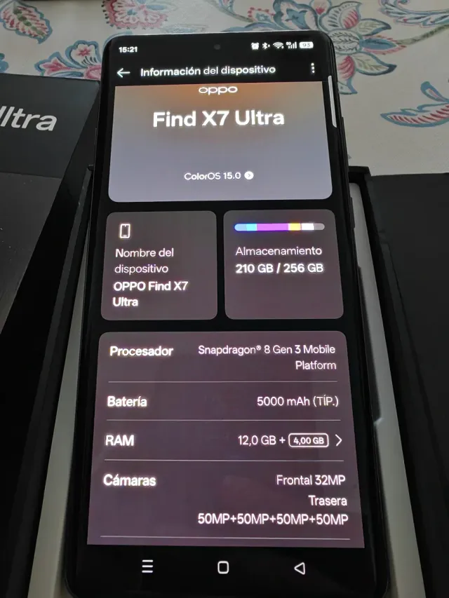 Oppo Find X7 Ultra LEER