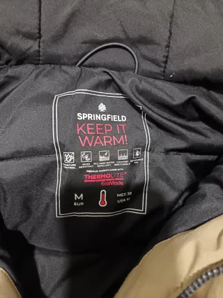 Chaqueta Springfield Beige y Negra