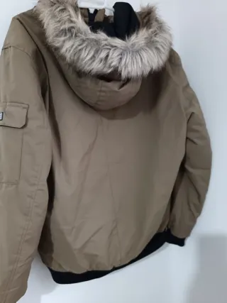 Chaqueta Springfield Beige y Negra