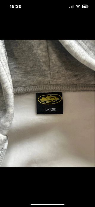 Sudadera Corteiz Gris sin usar