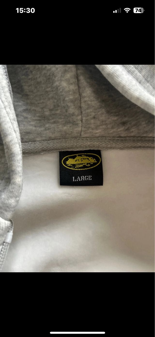 Sudadera Corteiz Gris sin usar