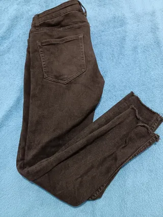 Pantalón vaquero negro Bershka