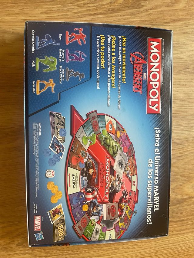 Monopoly Edición Avengers Marvel