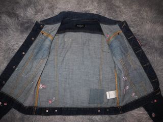 Giacca jeans Dsquared2 donna floreale