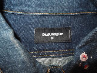 Giacca jeans Dsquared2 donna floreale