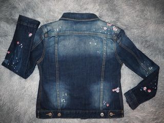 Giacca jeans Dsquared2 donna floreale