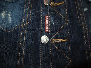 Giacca jeans Dsquared2 donna floreale