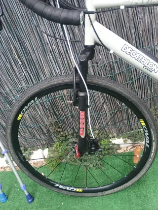 Bicicleta Triban Trail 5 Gravelizada