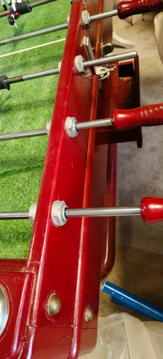 Futbolín grande madera con monedero 1€