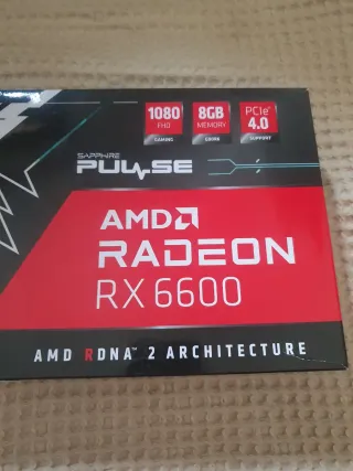 Tarjeta Gráfica Sapphire RX 6600 8GB GDDR6