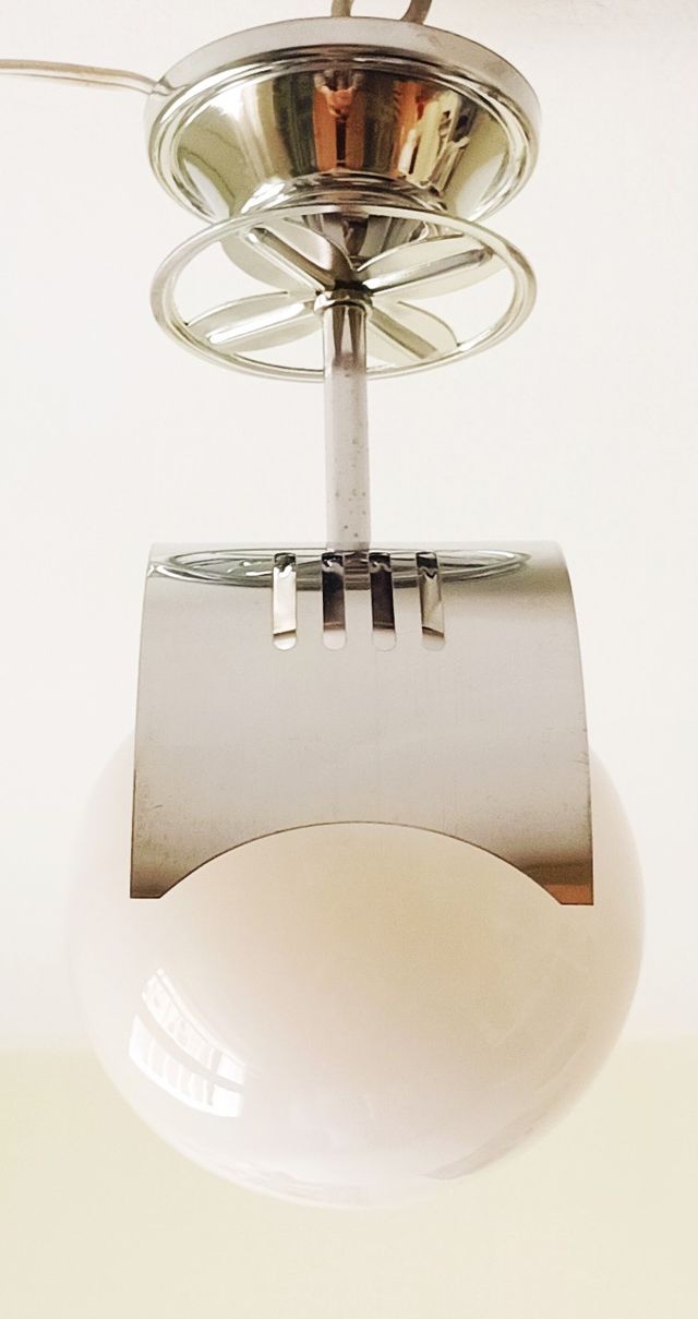 Lâmpada Futurista Space Age Opalina da Espanha, Anos 70