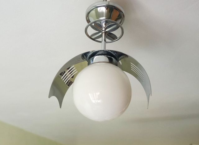 Lâmpada Futurista Space Age Opalina da Espanha, Anos 70