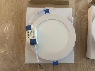 2 Paneles LED Techo Redondos