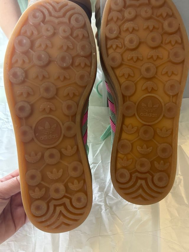 Adidas Gazelle Verde y Rosa Talla 38