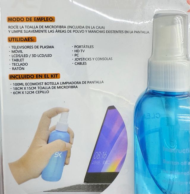 Kit Pulizia Schermo SX 100ml