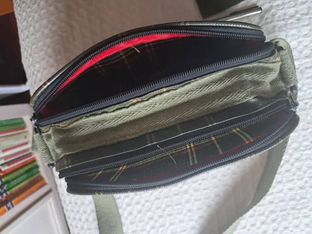 Bolso bandolera cuadros Salvador Bachiller