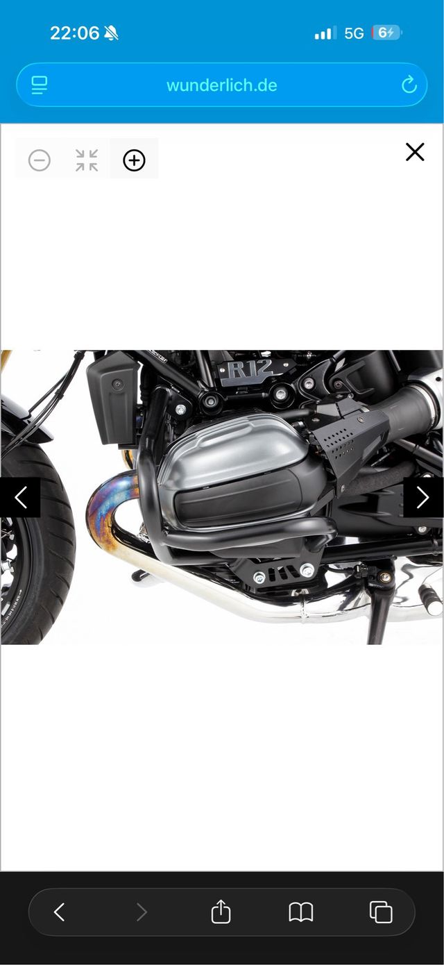Protector motor Wunderlich BMW R 12 - ninet - gs