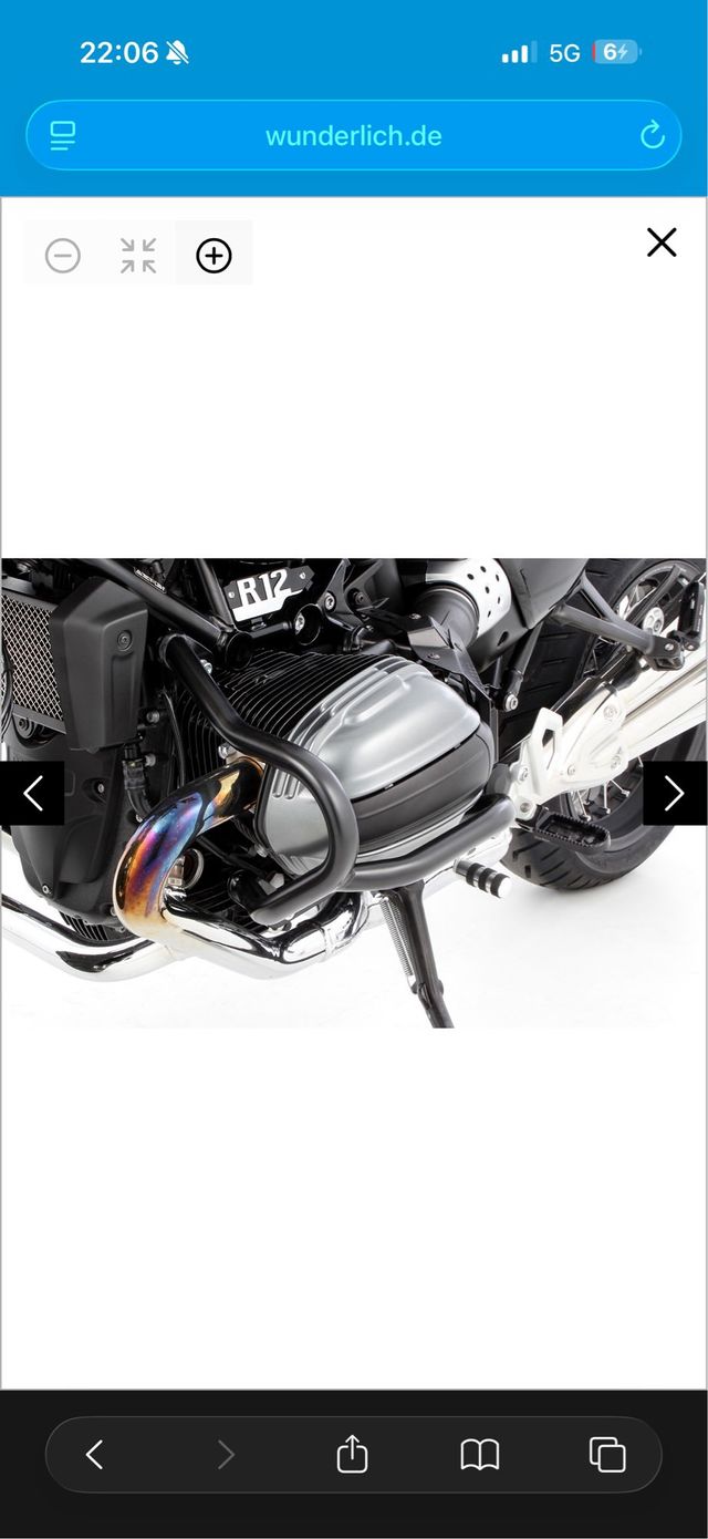 Protector motor Wunderlich BMW R 12 - ninet - gs