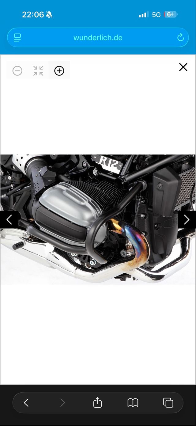 Protector motor Wunderlich BMW R 12 - ninet - gs