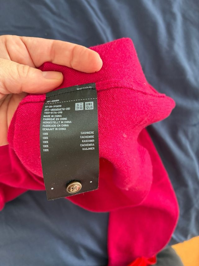 Chaqueta Lana Cashmere 100% Uniqlo