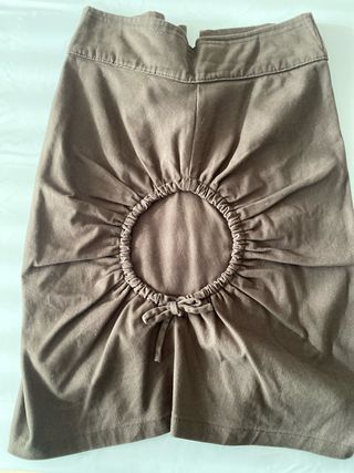 Falda marrón chocolate La primera Dama