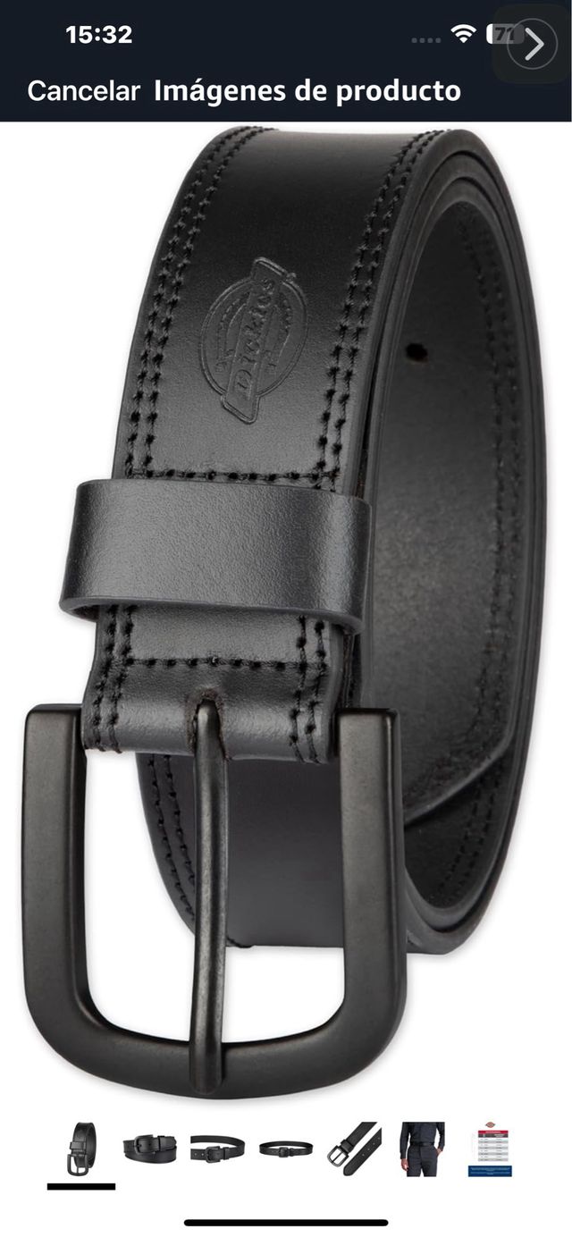 Cinturón Dickies Casual Cuero Negro