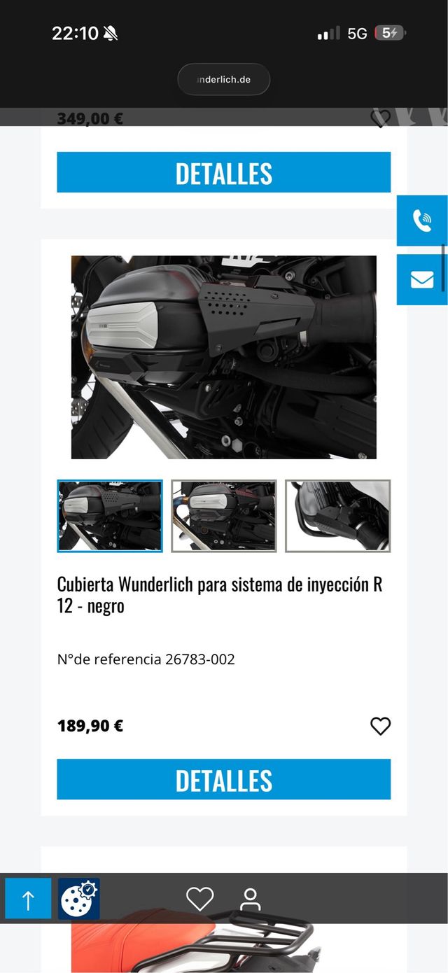 Cubierta Wunderlich R 12 - ninet- gs