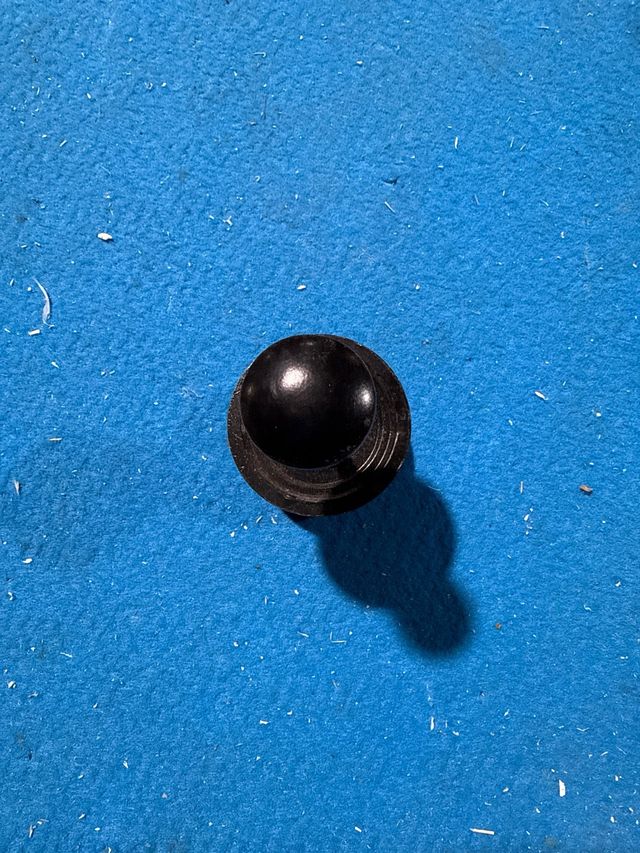 Pomo de puerta negro mate