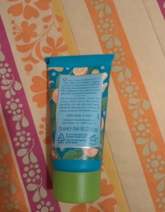 L'Erbolario Crema Corpo Gin Botanicals