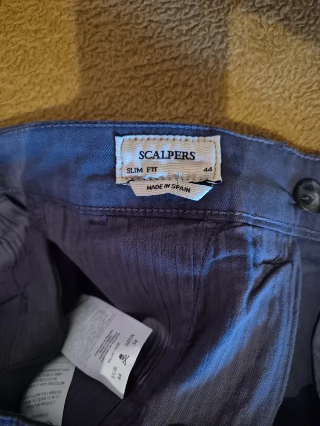 Pantalones Scalpers Azul