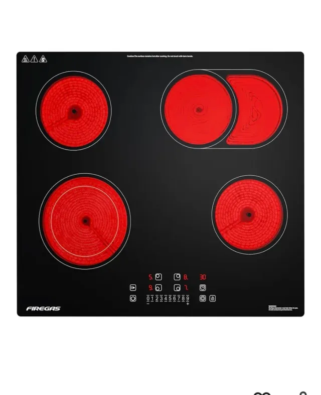 Placa Vitrocerámica Encastrable 60 cm