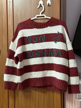 Jersey rayas rojo y blanco