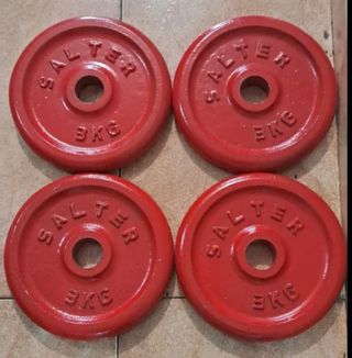 PESAS 4 DISCOS SALTER DE 3KG DE 30MM