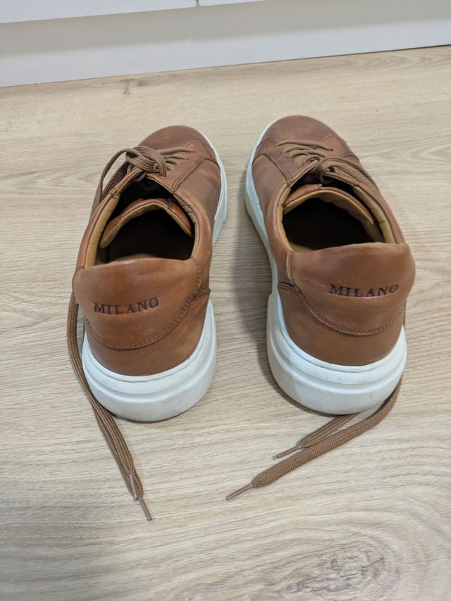 Zapatillas Boggi Piel Marrón Talla 43