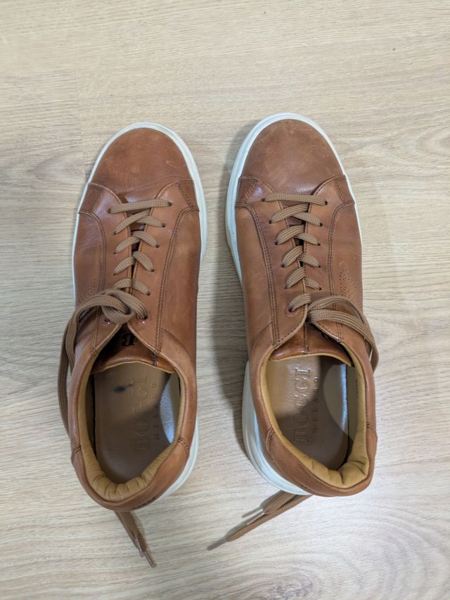 Zapatillas Boggi Piel Marrón Talla 43