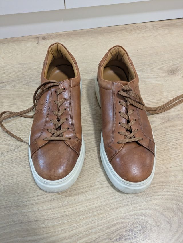 Zapatillas Boggi Piel Marrón Talla 43