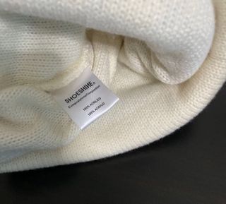 Cappello lana Shoe Shine bianco