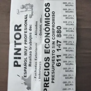 Pintor español Profesional - Fachadas e Interiores