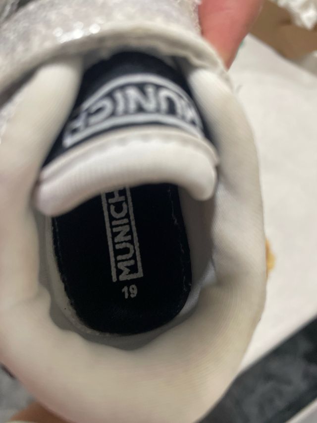 Bambas bebé Munich plateadas