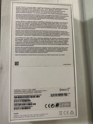 Caja iPhone 11 (PRODUCT)RED