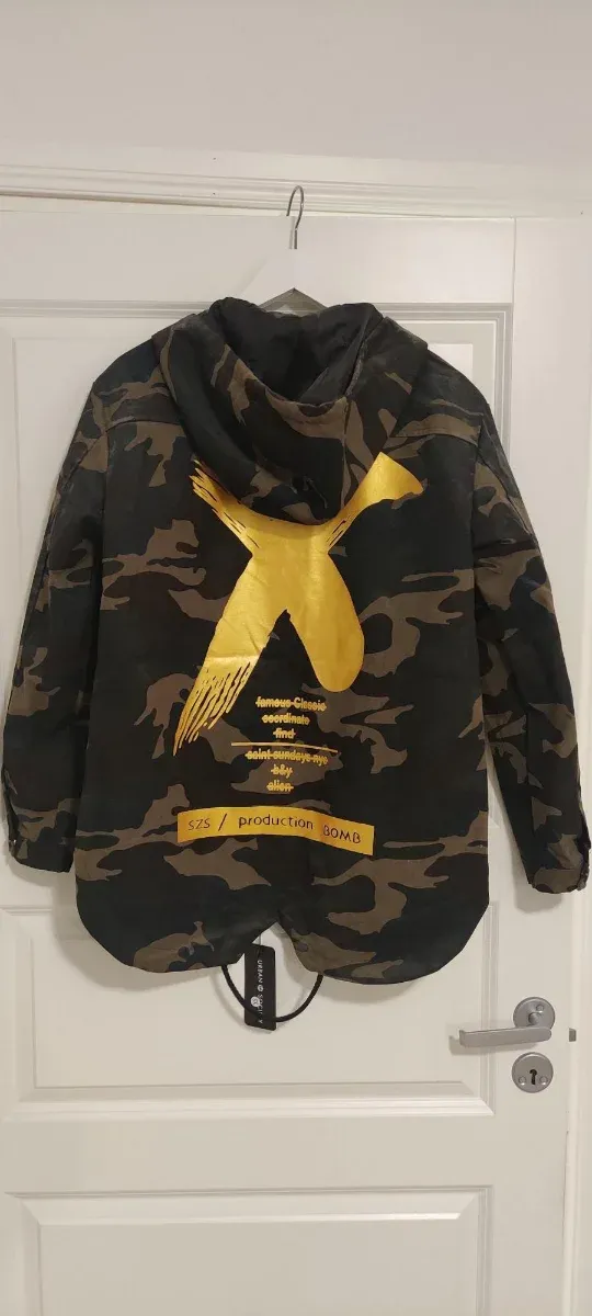 Chaqueta militar camuflaje X dorada