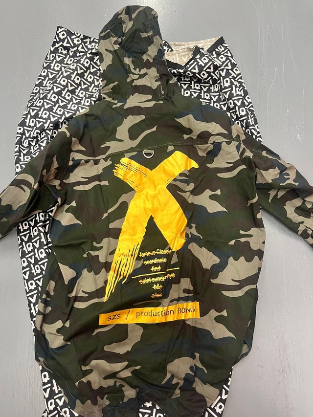 Chaqueta militar camuflaje X dorada