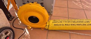 Castillo inchable para fiestas.