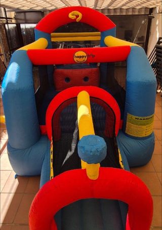 Castillo inchable para fiestas.