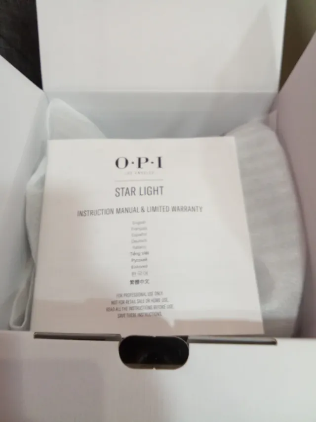 Lámpara LED OPI Star Light Uñas Profesional.NUEVA