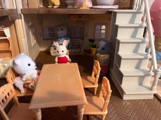 Casa Sylvanian Families con famiglie