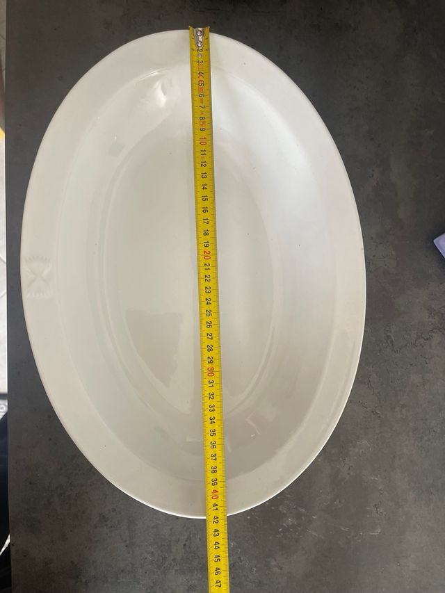 Pirofila Ovale in Ceramica Bianca